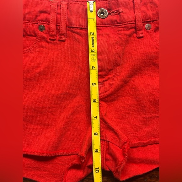 Madewell Red Shorts Size 26 - Picture 6 of 7